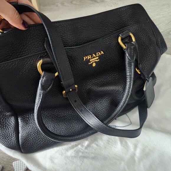 Prada large Vitello Daino Two-Way tote bag - Picture 1 of 5